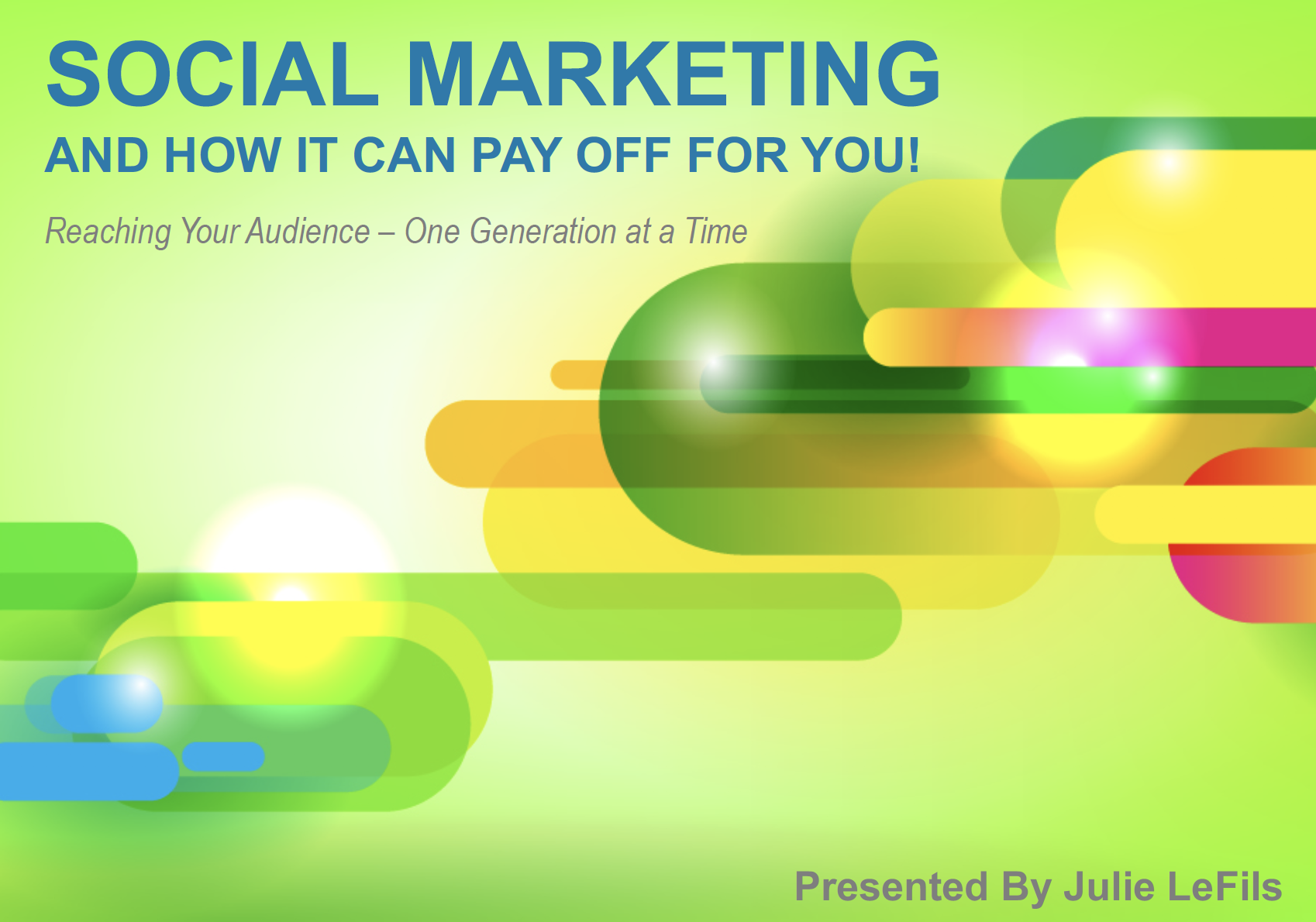 Social Marketing and How it Can PAY OFF for You